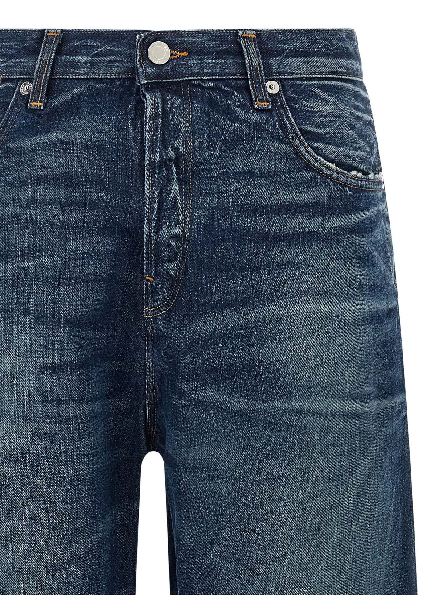 Haikure Blue Cotton Jeans Denim