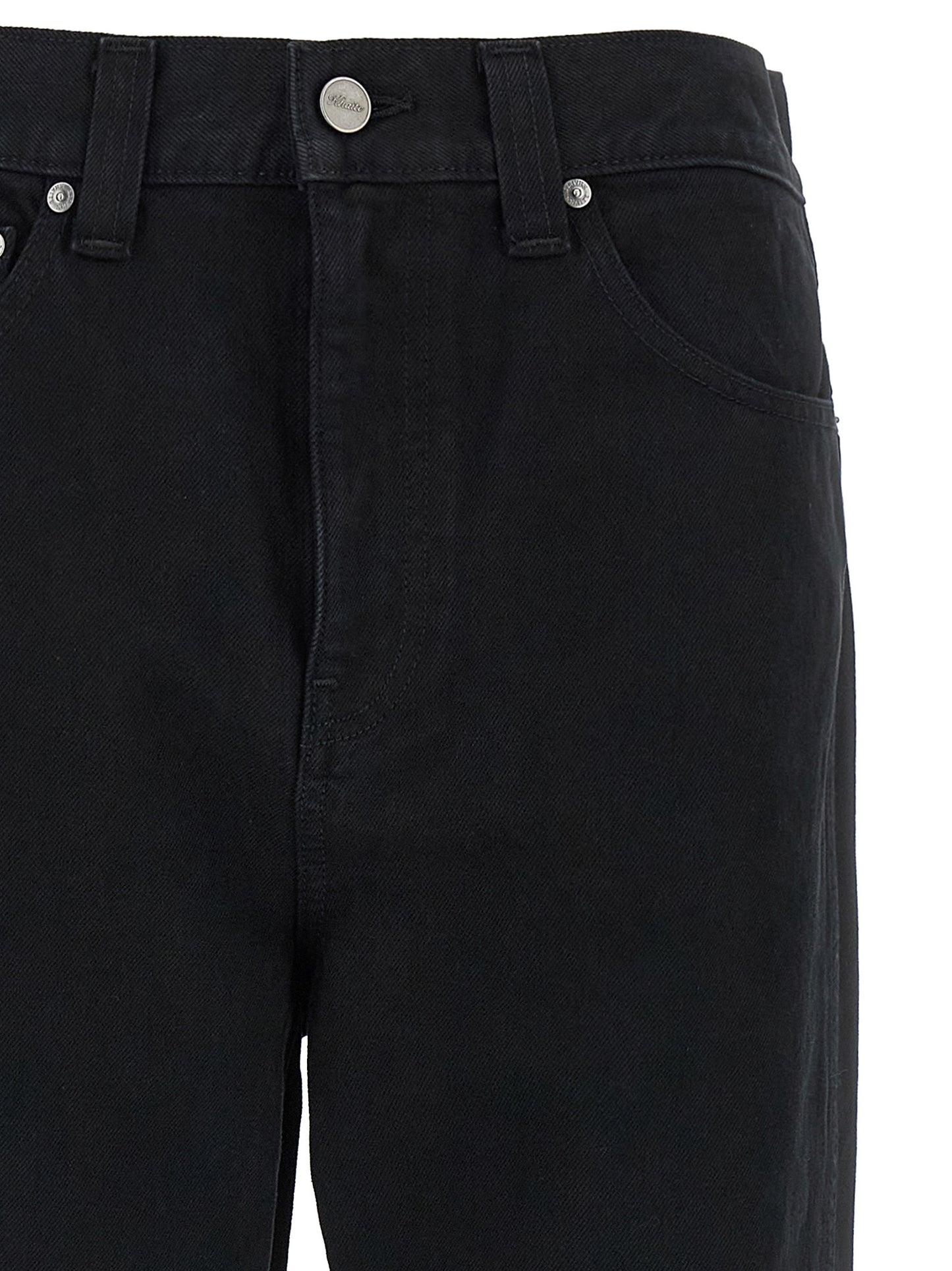 Khaite Black Cotton Jeans Denim