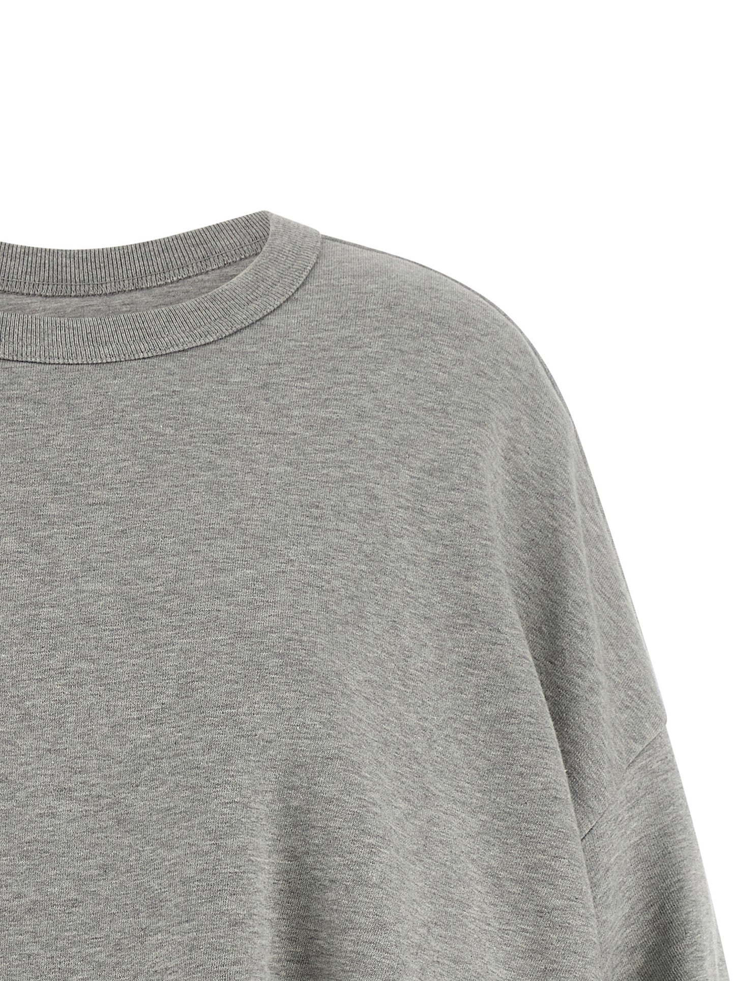 Dries Van Noten Gray Cotton Sweatshirt