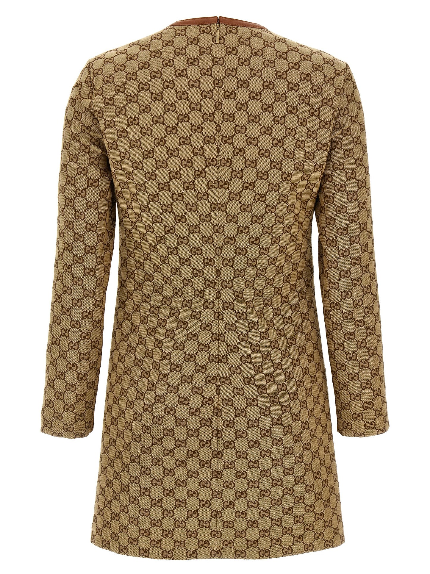 Gucci Beige Cotton Short Dress
