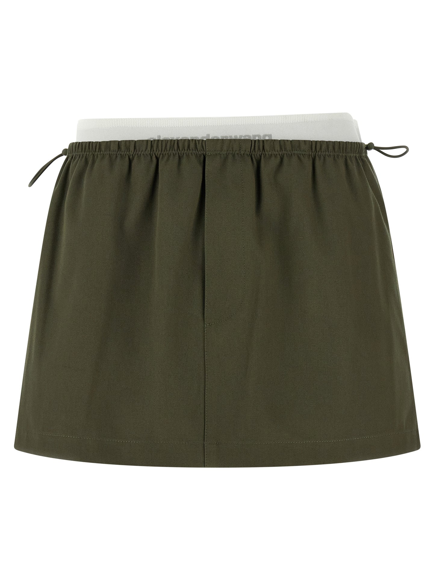 Alexander Wang Bicolor Cotton Long Skirt