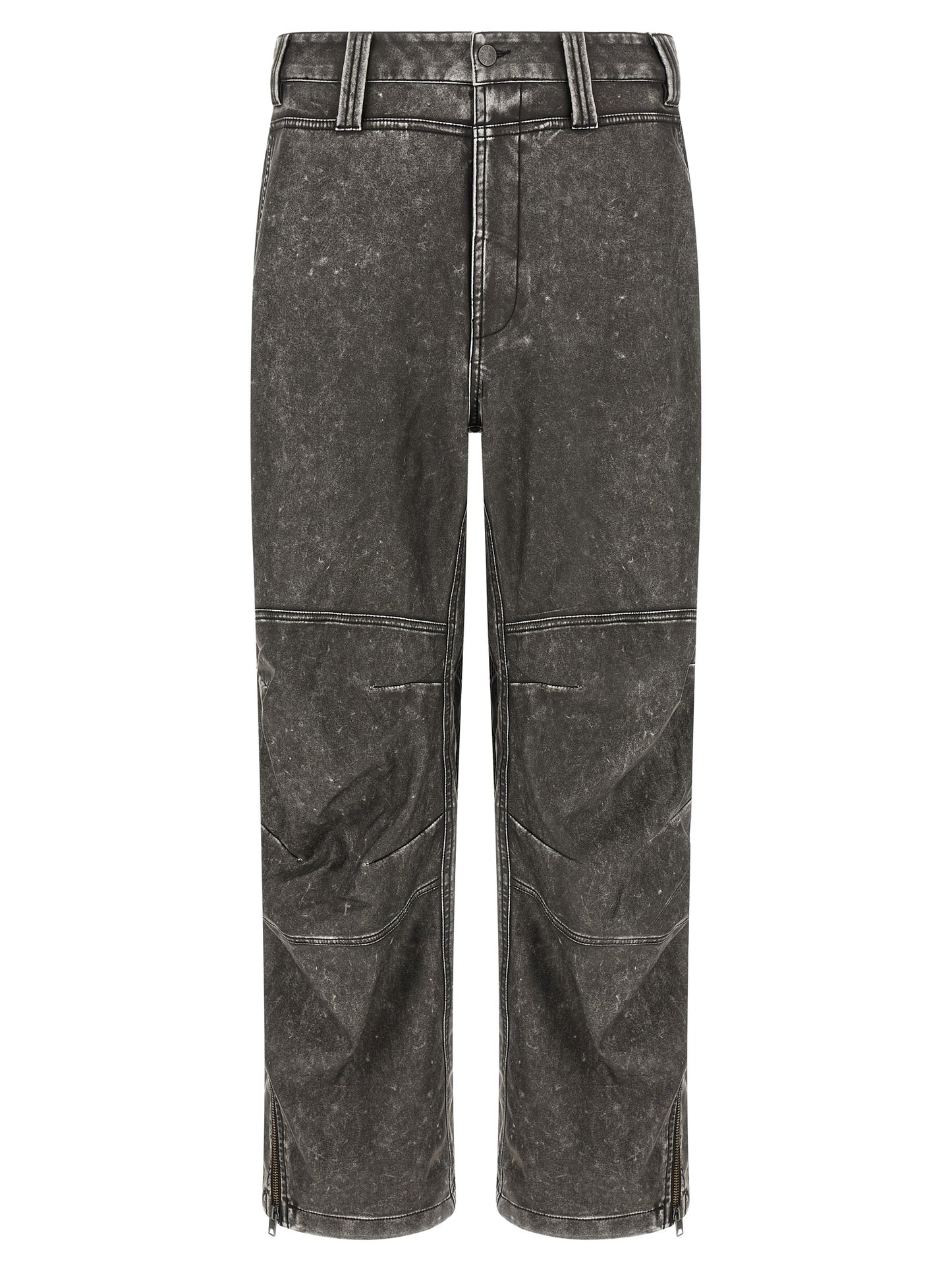 Diesel Gray Polyethylene Casual Pants