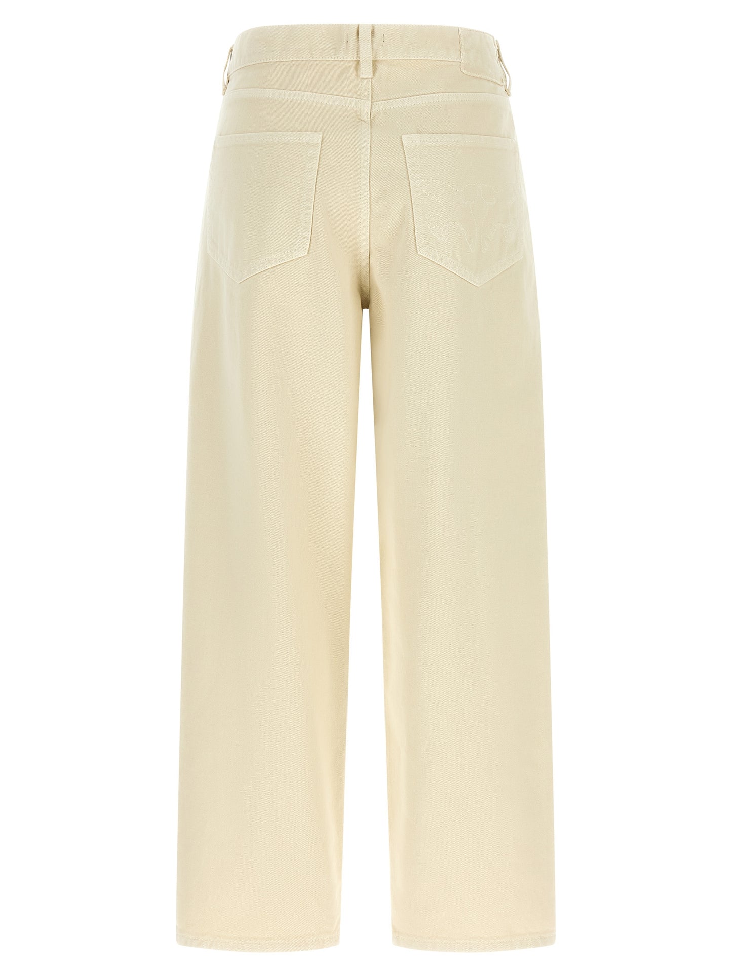PINKO Beige Cotton Jeans Denim