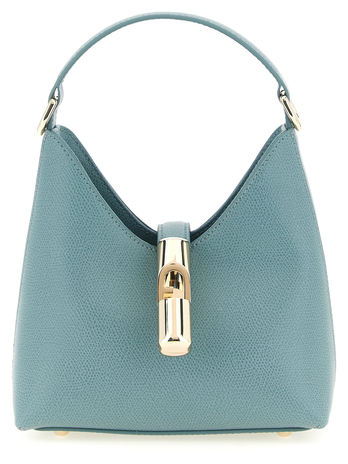 Furla Blue Calfskin Handbag