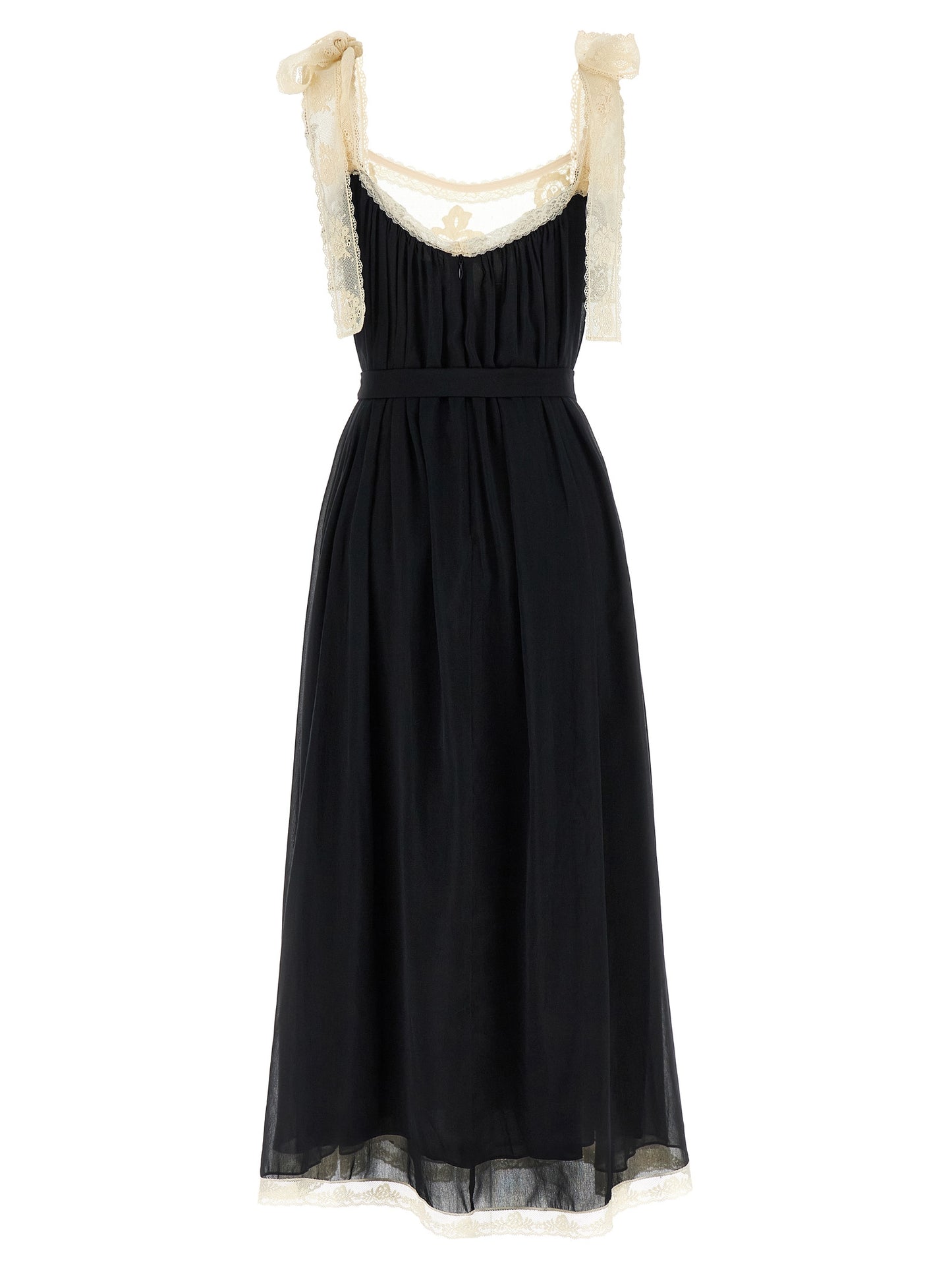 Zimmermann Bicolor Cotton Long Dress