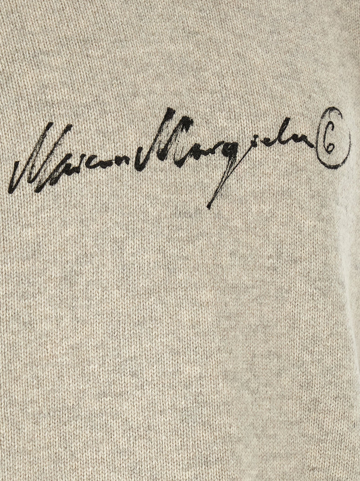 MM6 Maison Margiela Gray Wool Cardigan