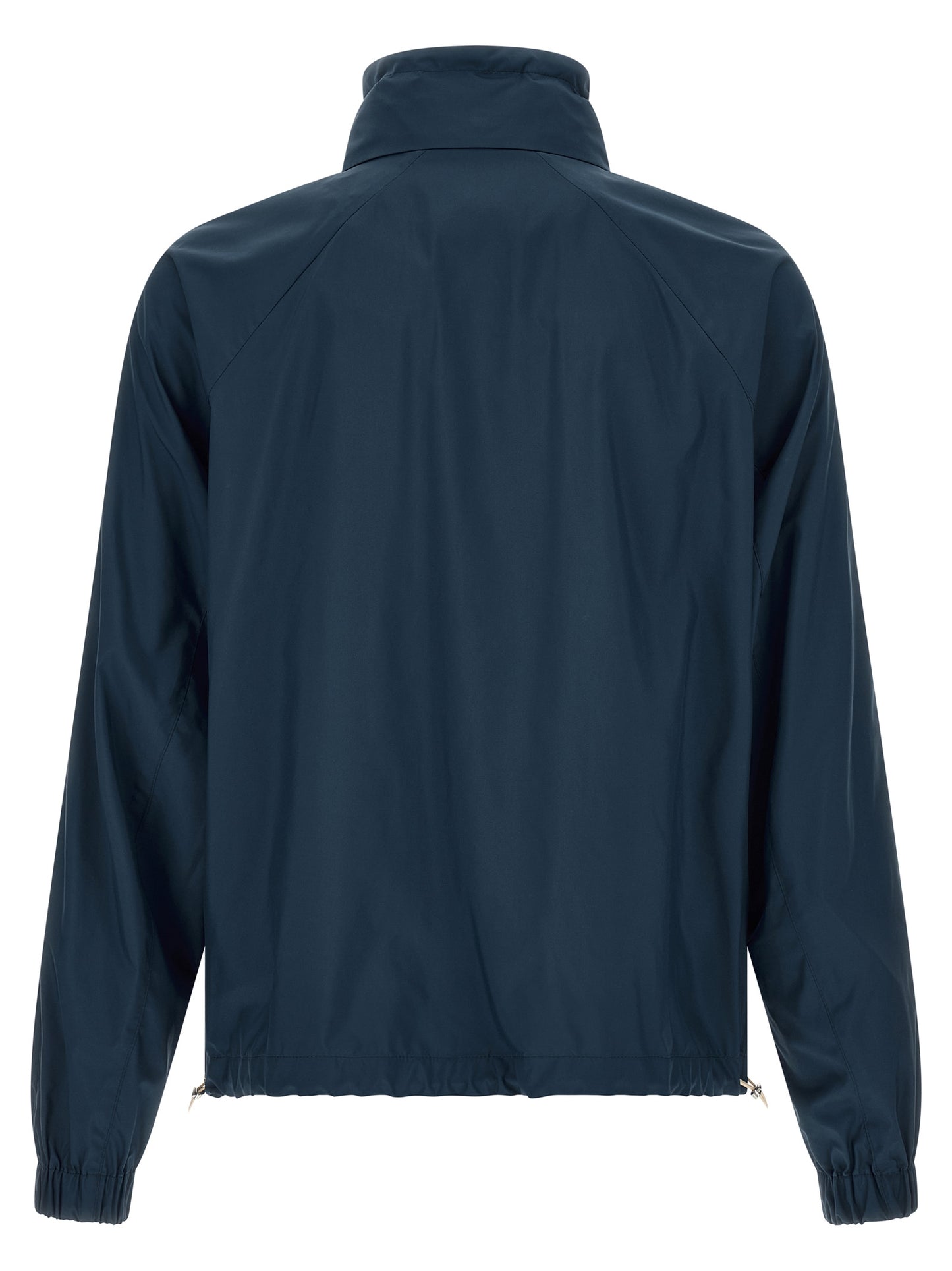 Brunello Cucinelli Blue Polyester Full-Length Jacket