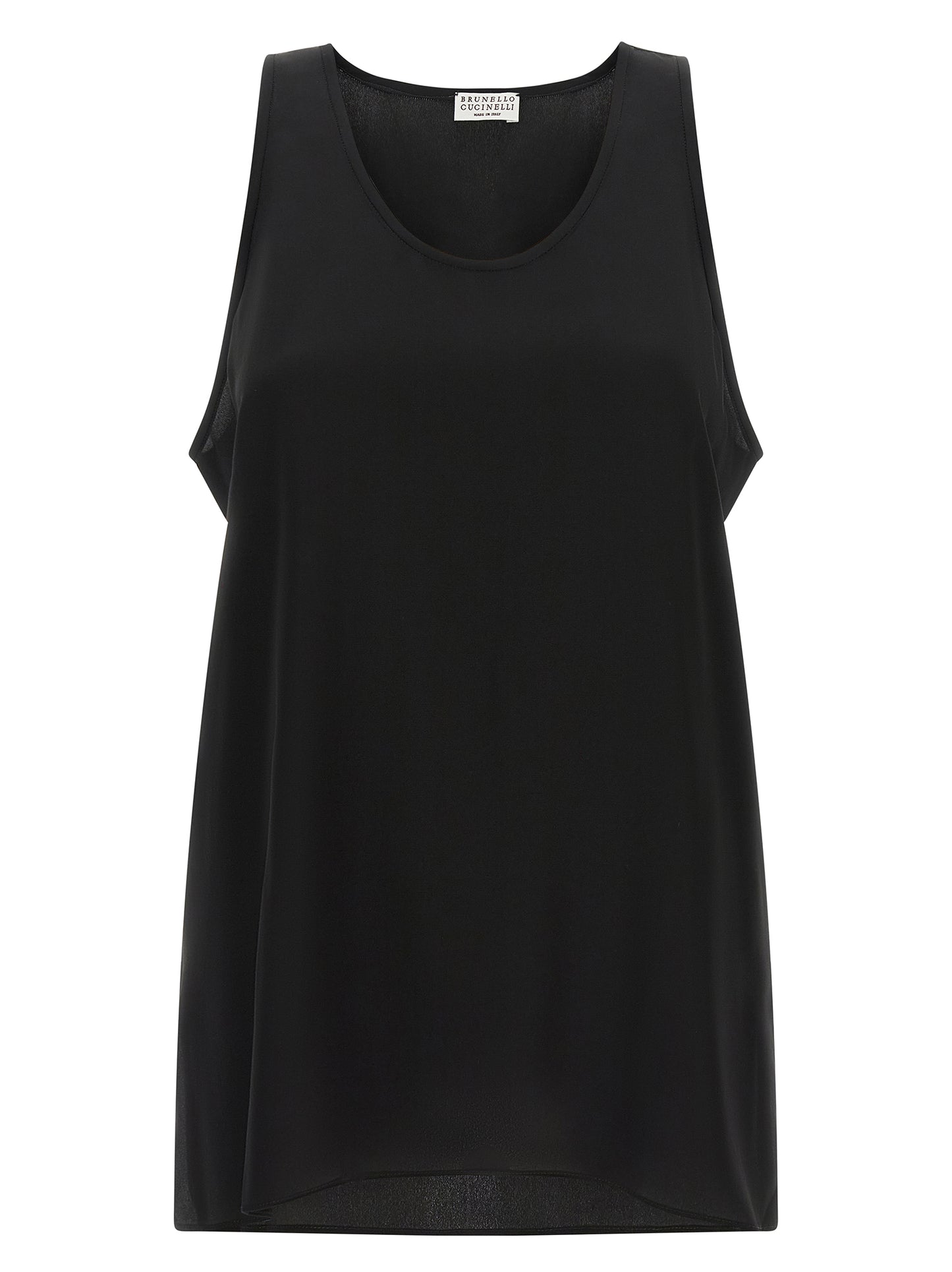 Brunello Cucinelli Black Silk Shirt