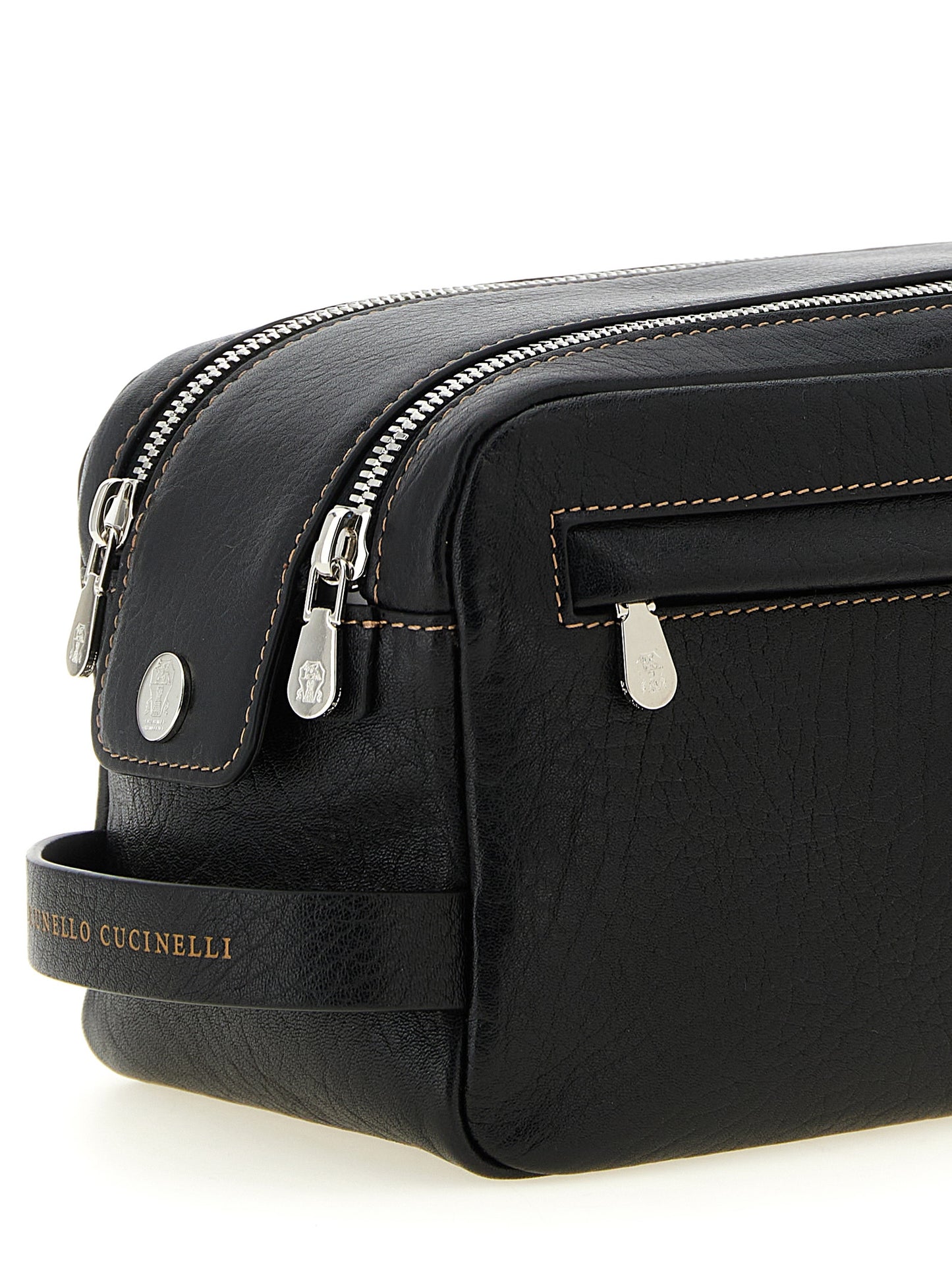 Brunello Cucinelli Black Calfskin Accessories