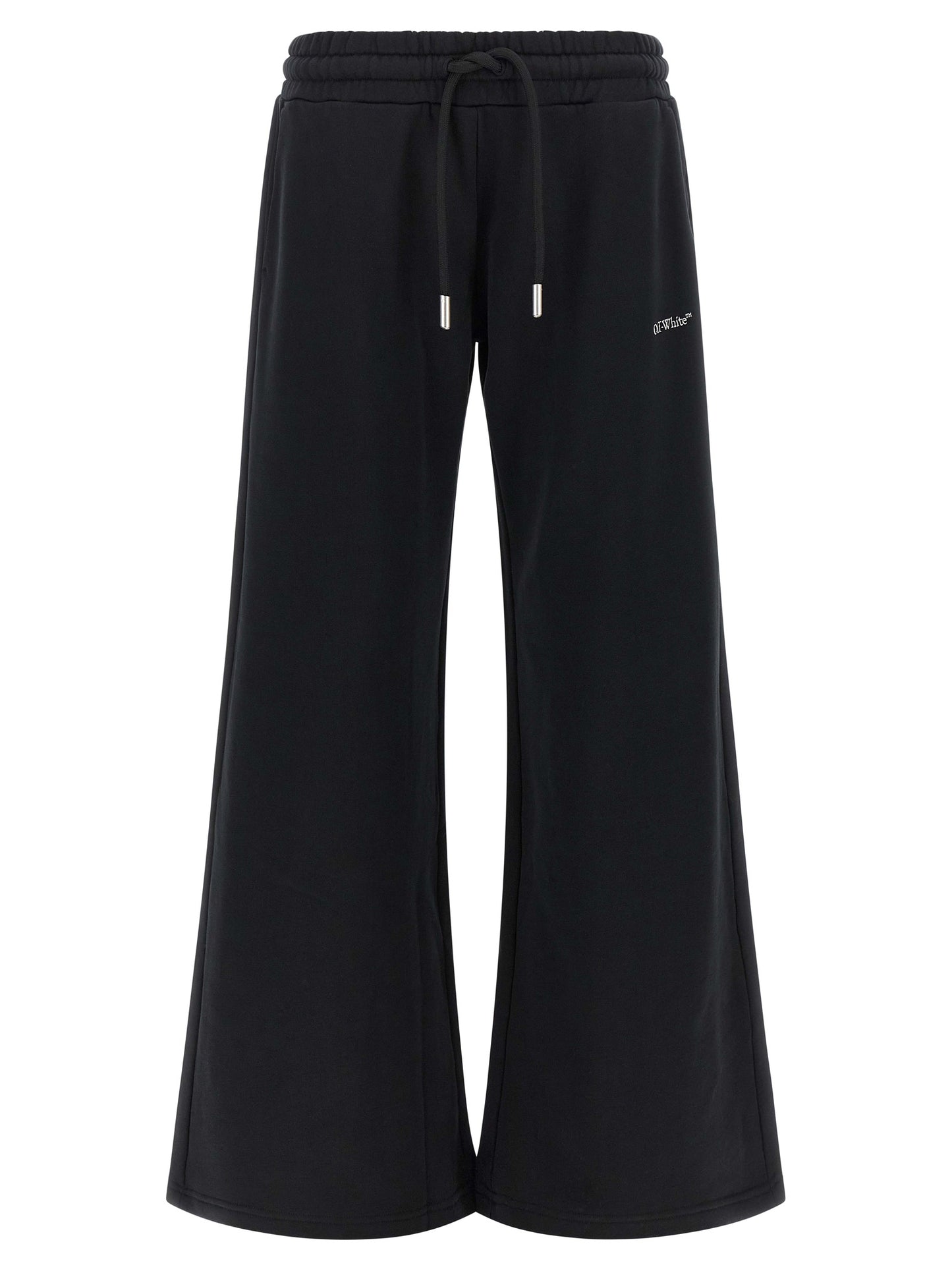 Off-White Black Cotton Joggers (Workout Pants)