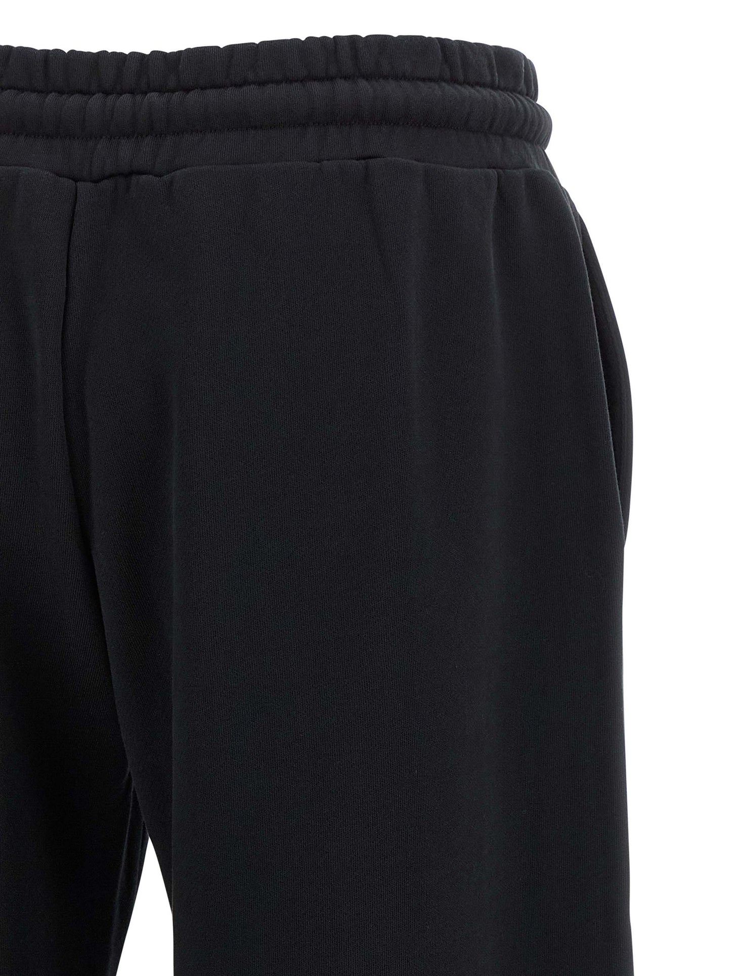 Off-White Black Cotton Joggers (Workout Pants)