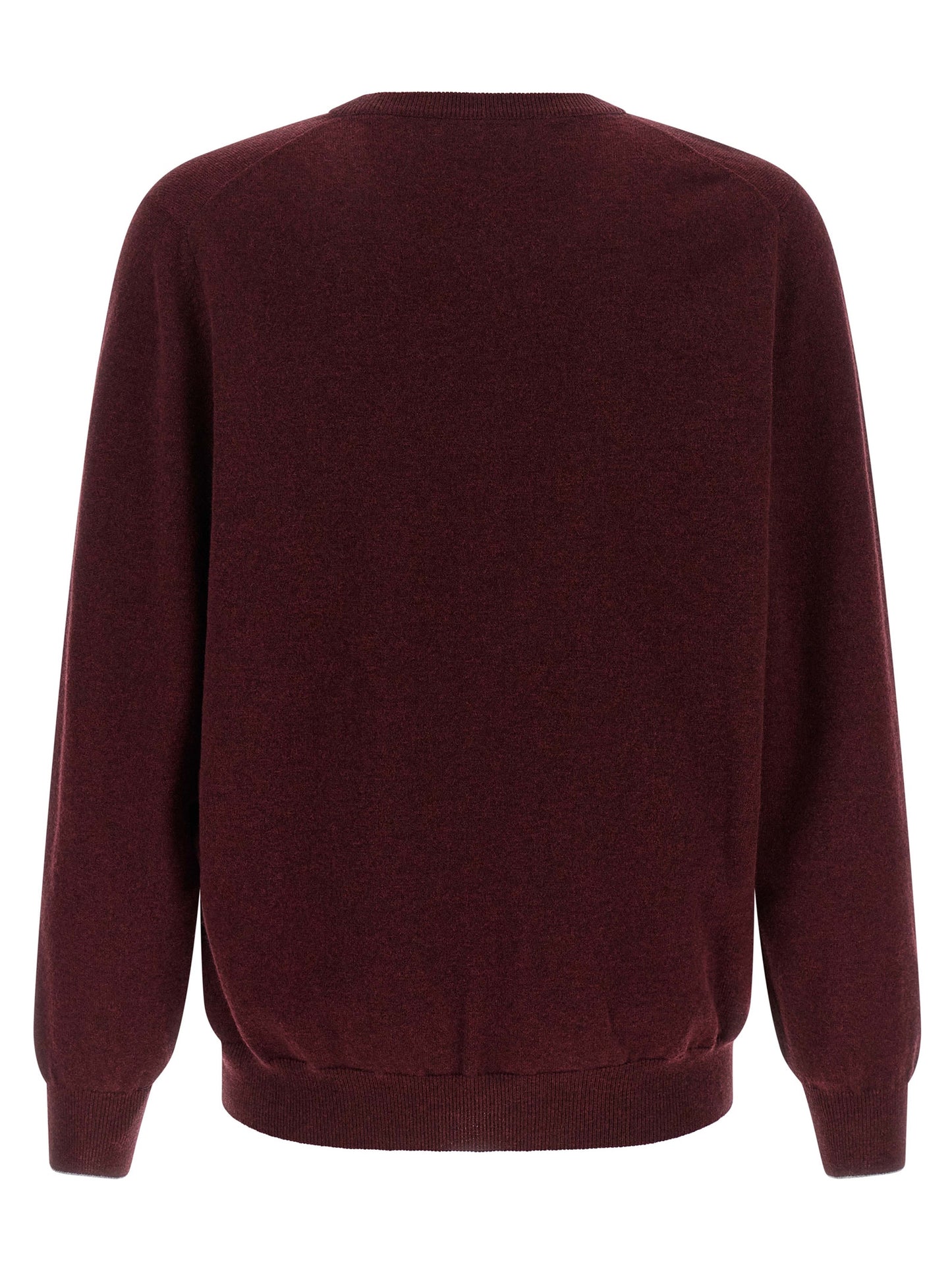 Brunello Cucinelli Bordeaux Cashmere Cardigan