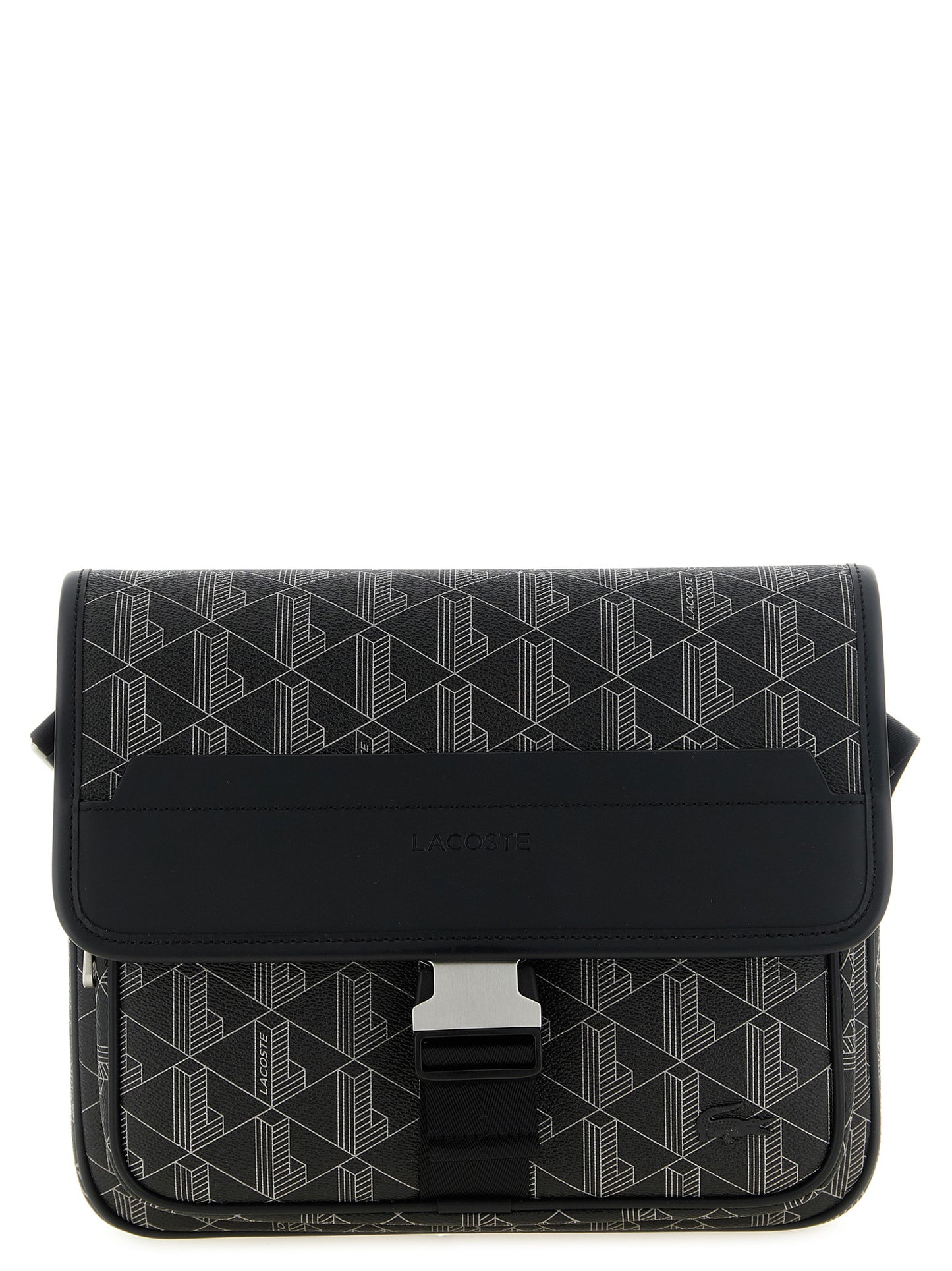 Lacoste Black Pvc Crossbody Bag