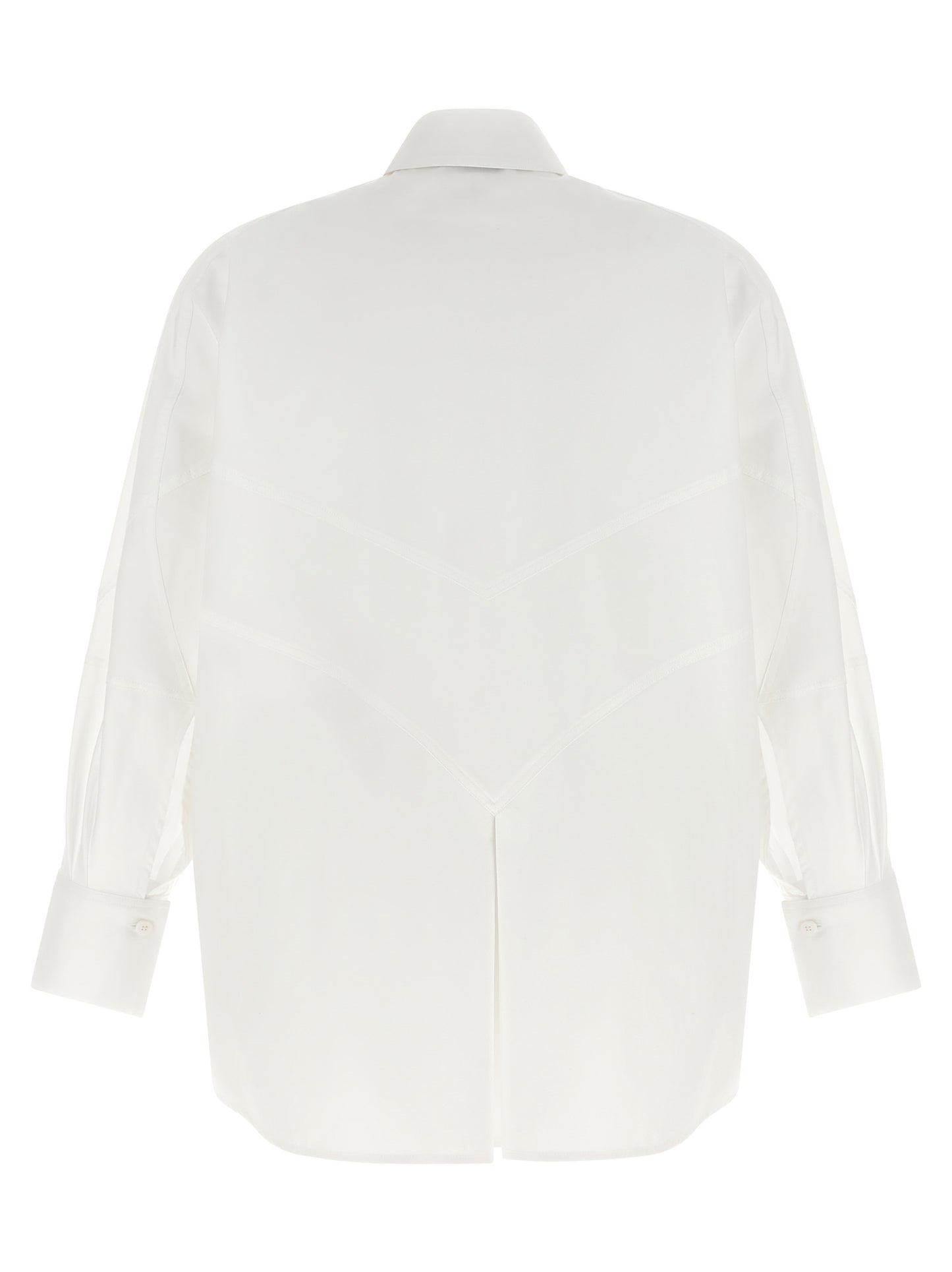 The Attico White Cotton Blouse