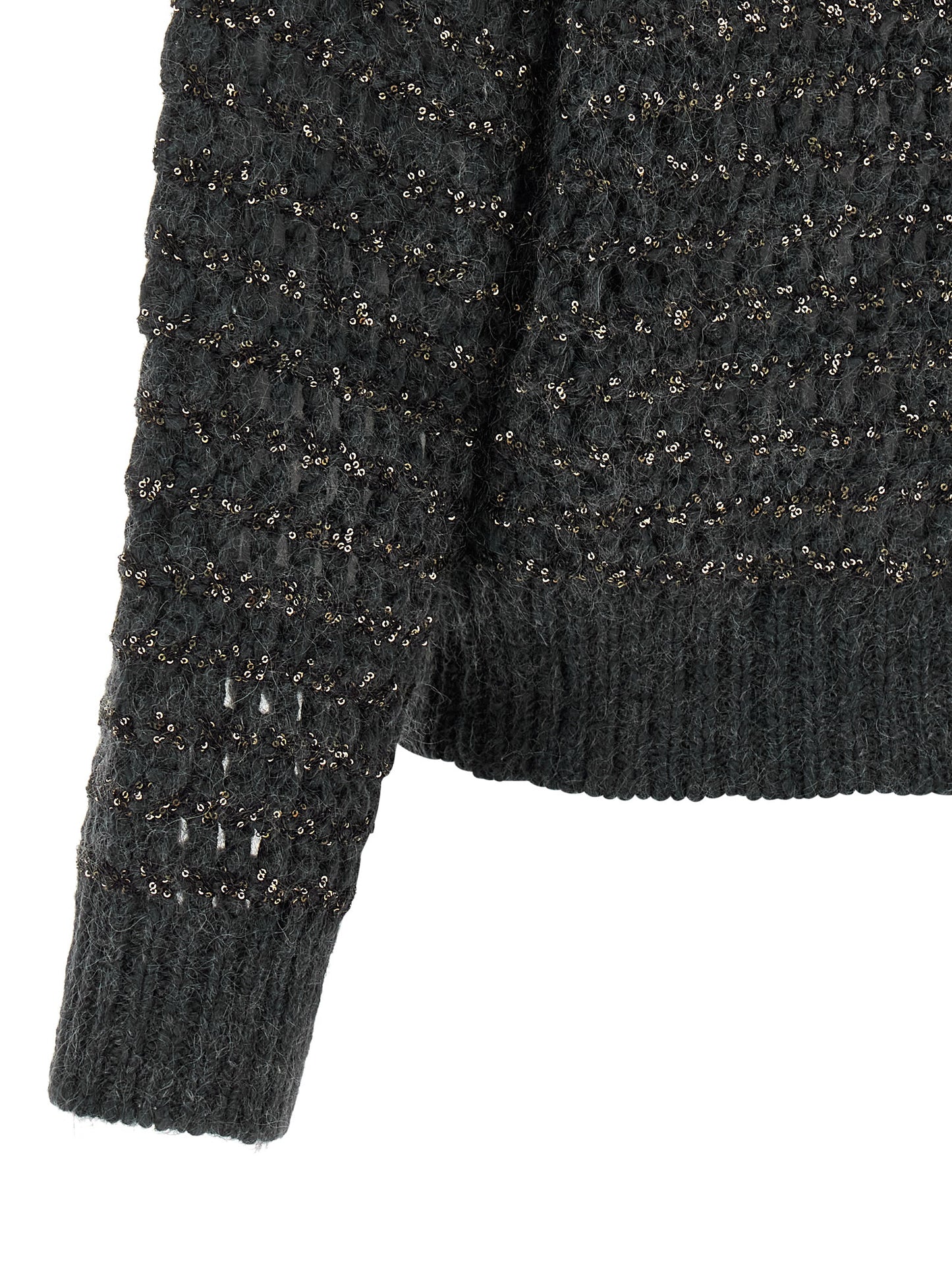 Brunello Cucinelli Gray Elastane Cardigan