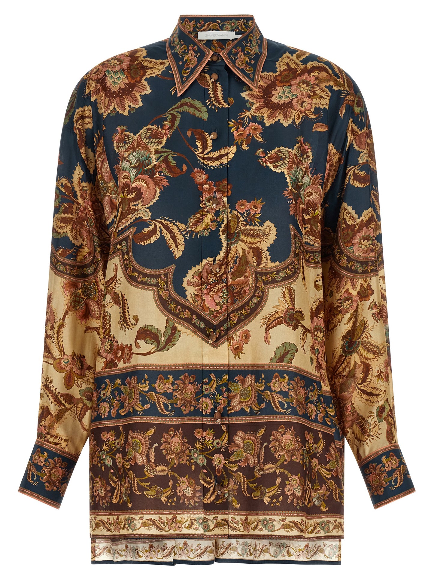 Zimmermann Multicolor Silk Blouse