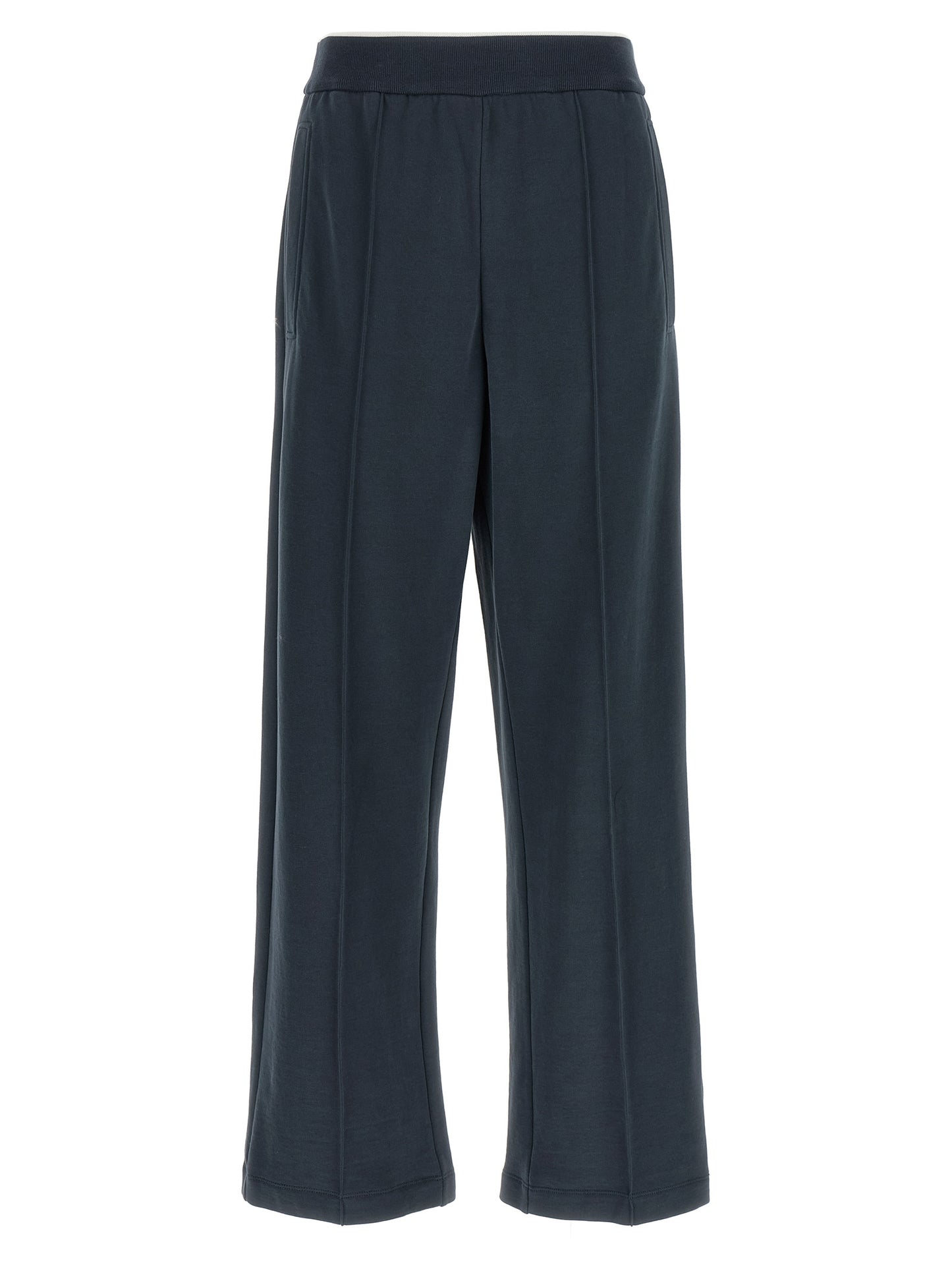 Brunello Cucinelli Blue Cotton Joggers (Workout Pants)