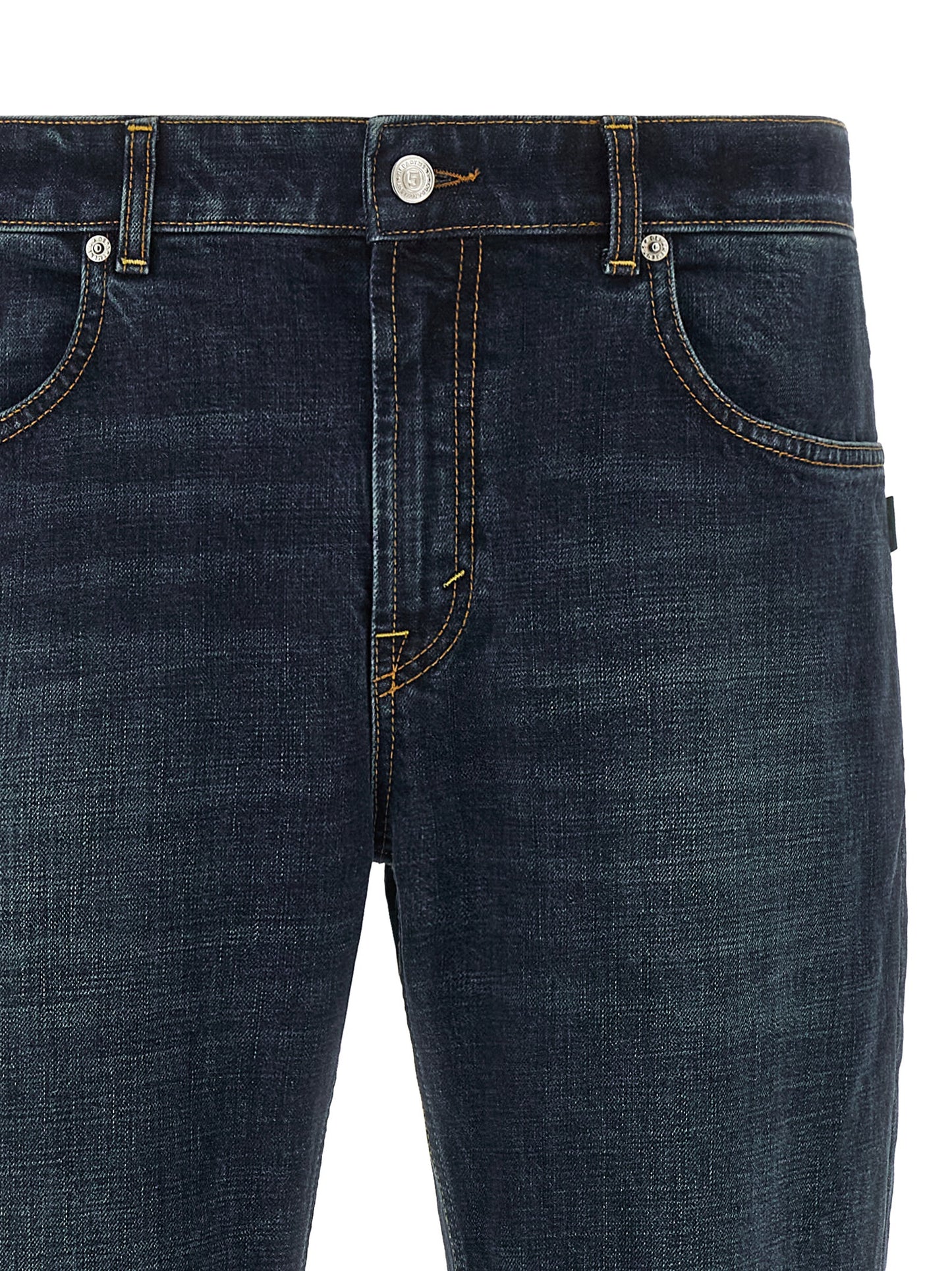 Department 5 Blue Cotton Cropped Jeans