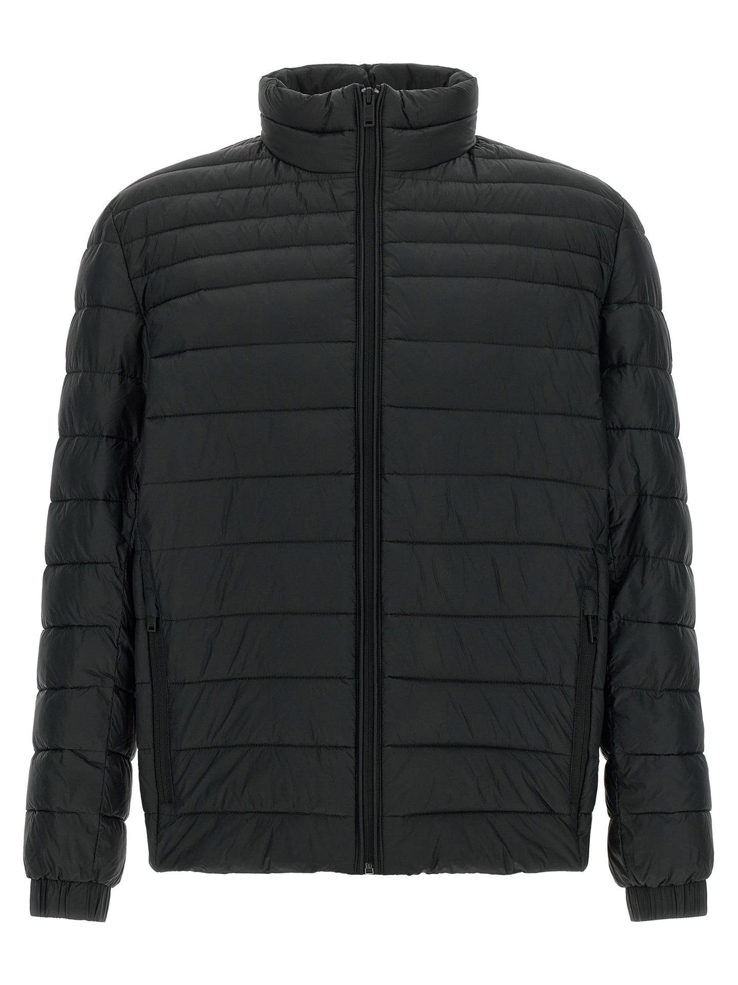 Hugo Boss Black Recycled Polyamide Full-Length Jacket