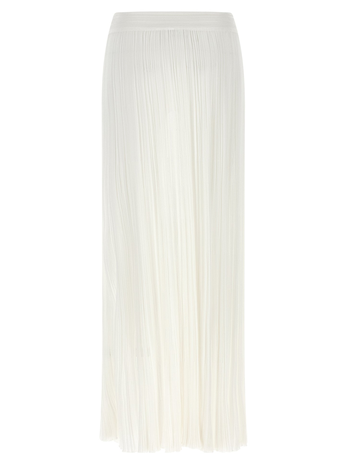 ANTONINO VALENTI White Viscose Mini Skirt