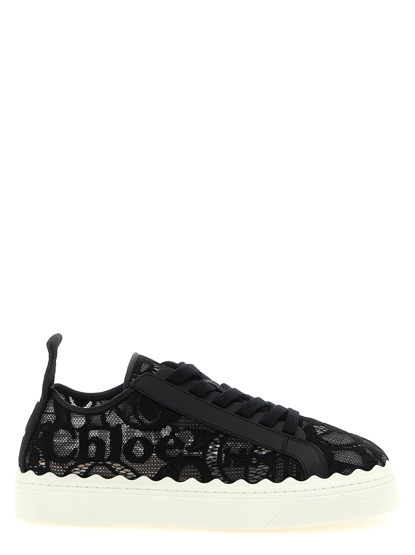 Chloé Black Polyamide Low Top Sneakers