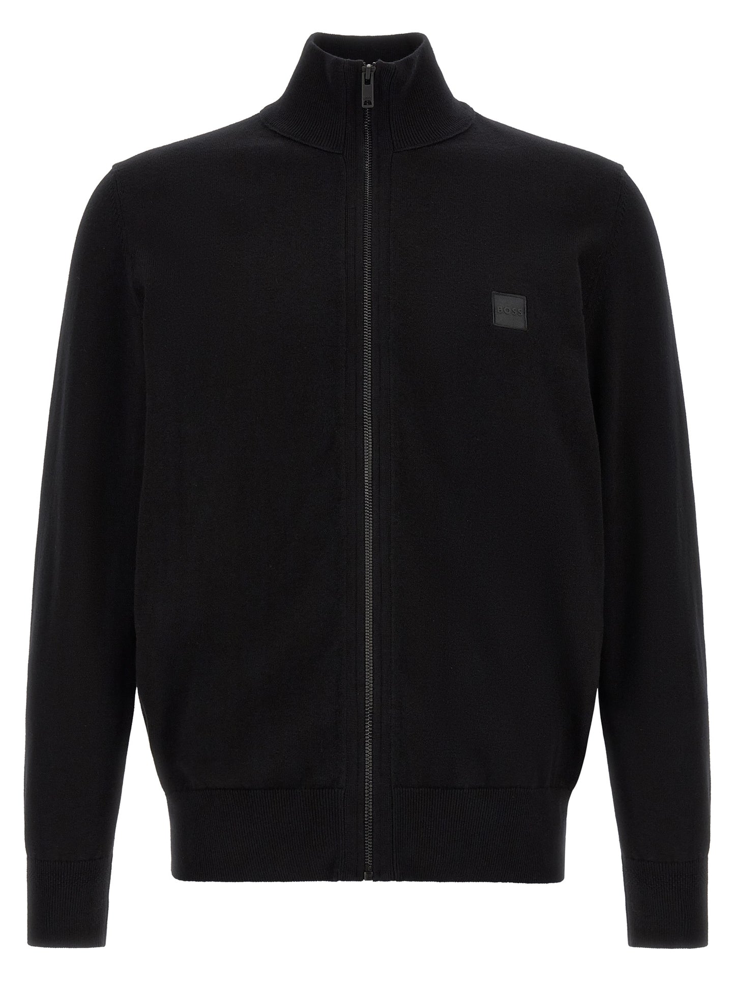 Hugo Boss Black Cotton Cardigan