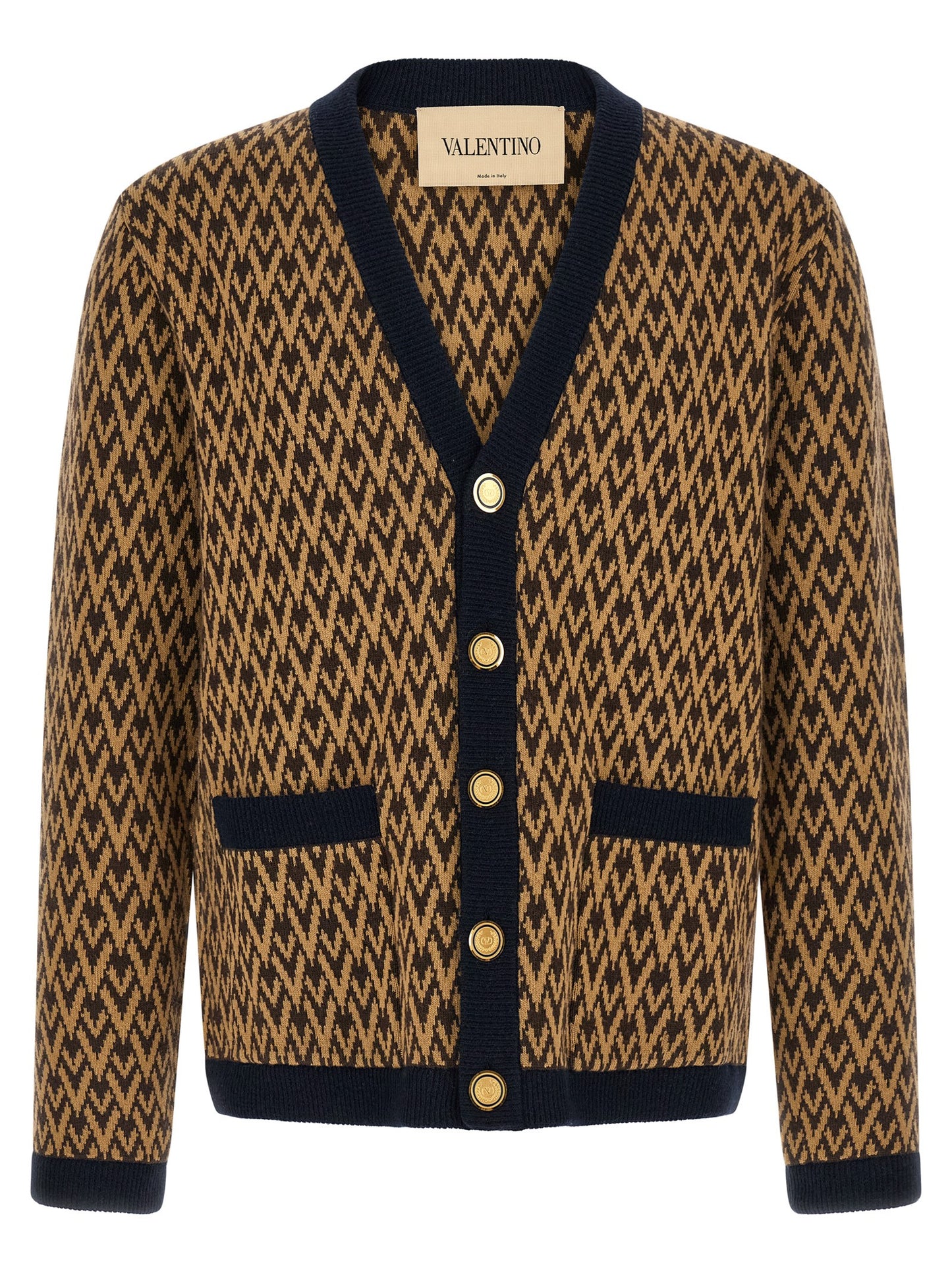 Valentino Garavani Multicolor Cashmere Cardigan