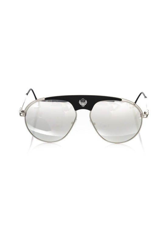 Frankie Morello Multicolor Metallic Fibre Men Sunglass