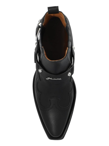 Ganni Ganni Low Cut Western Chelsea Boots