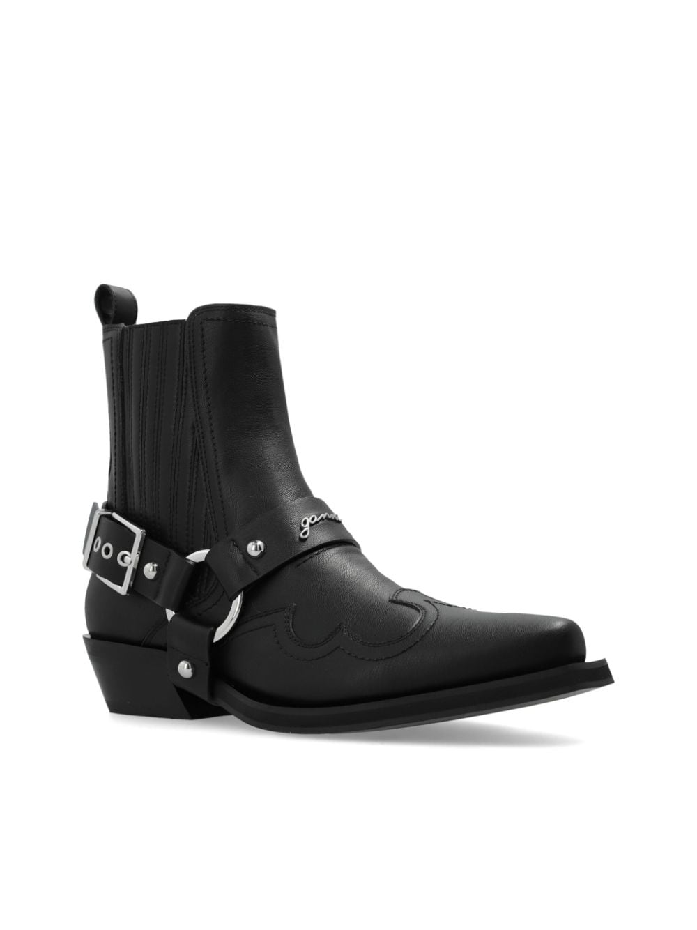 Ganni Ganni Low Cut Western Chelsea Boots