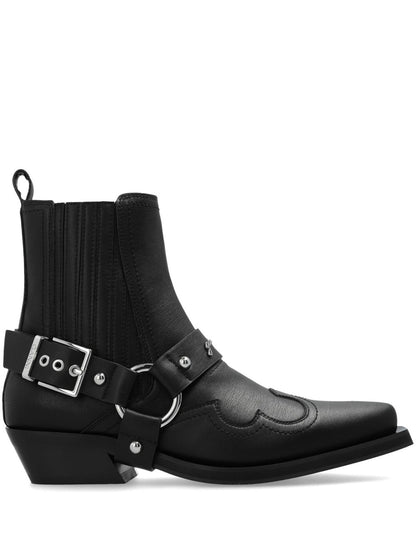 Ganni Ganni Low Cut Western Chelsea Boots