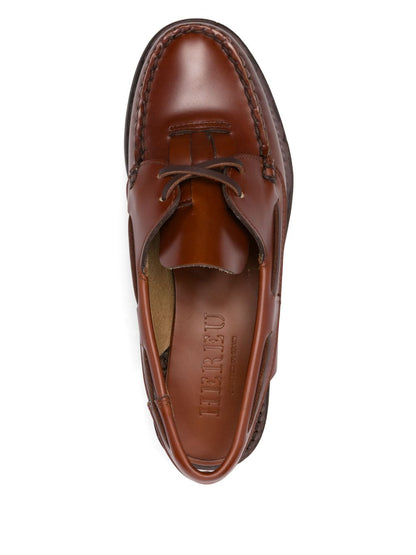 Hereu HEREU Flat shoes Leather Brown