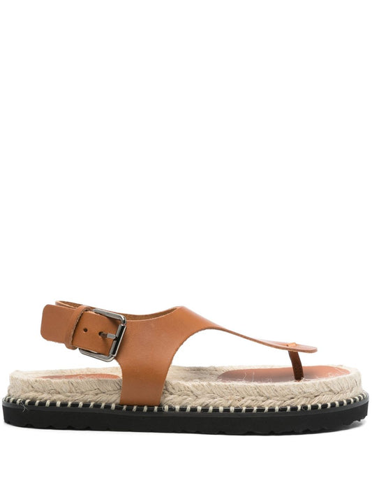 Castañer Castañer Castaner Sandals Leather Brown