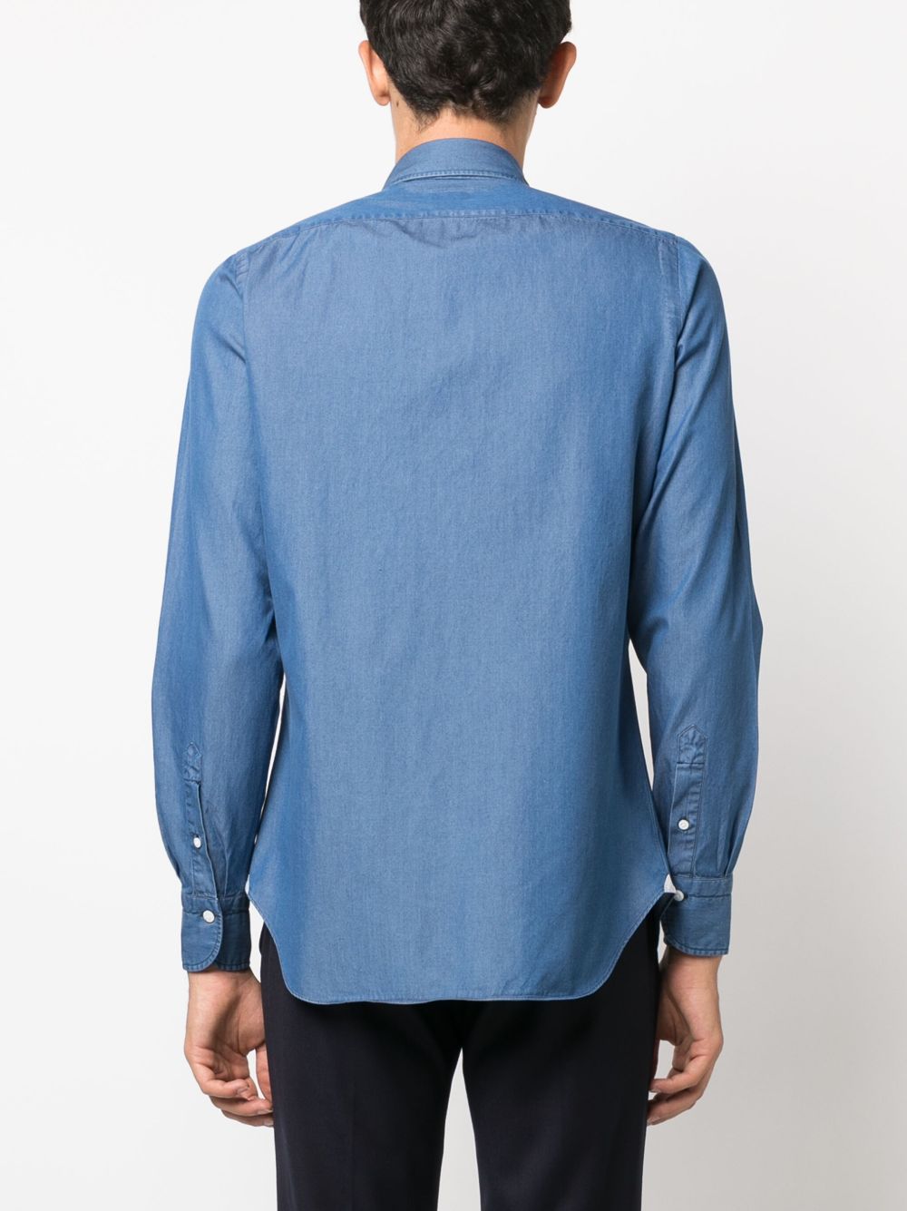 Finamore 1925 Napoli FINAMORE 1925 NAPOLI Shirts Clear Blue