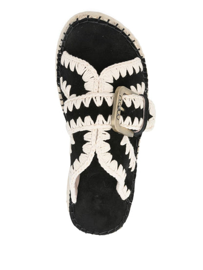 Mou Mou Sandals Black