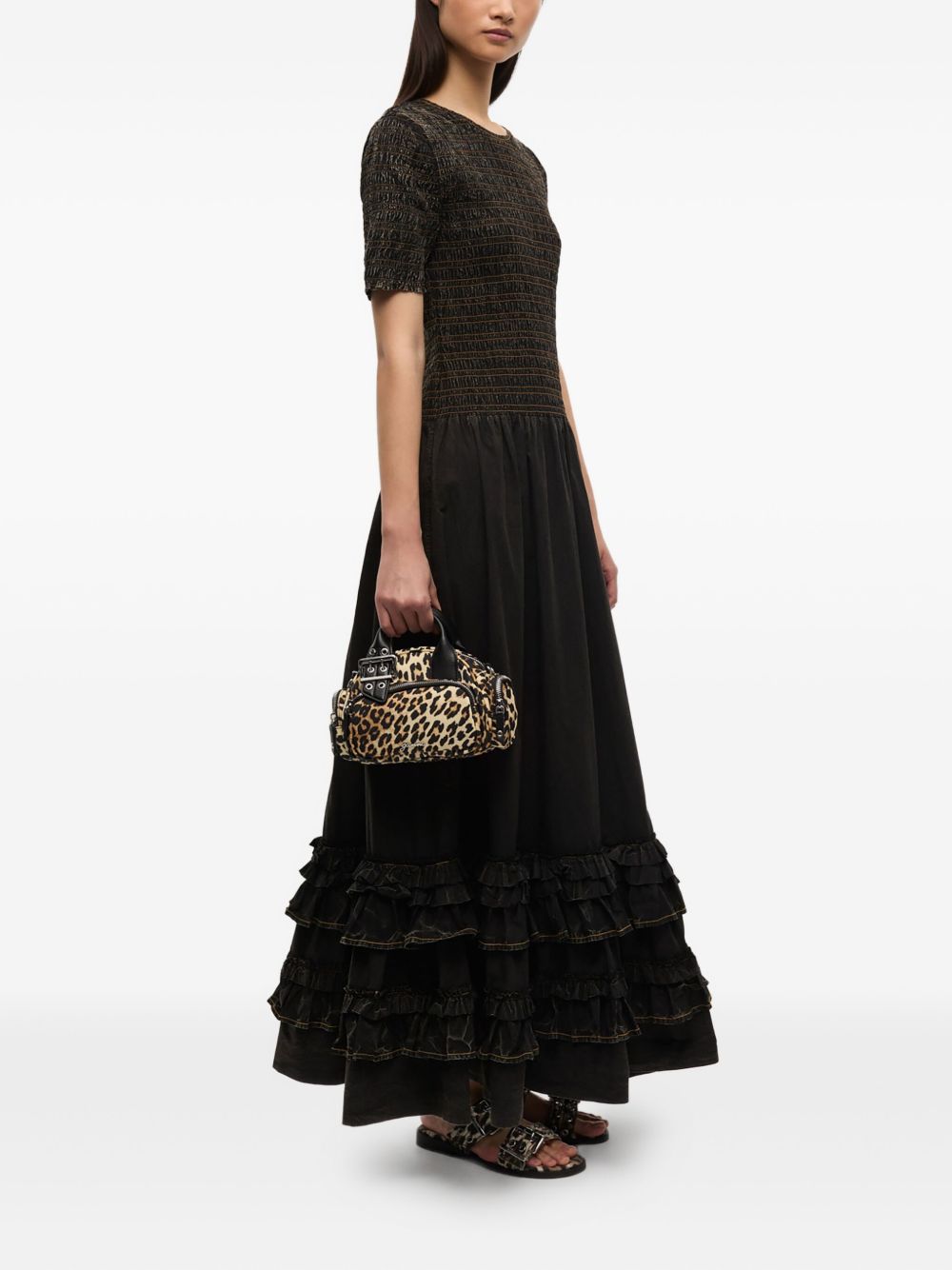 Ganni Ganni Nylon small duffle bag