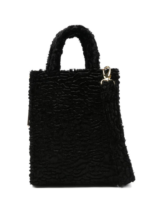 La Milanesa La Milanesa Faux-fur double-handle tote bag
