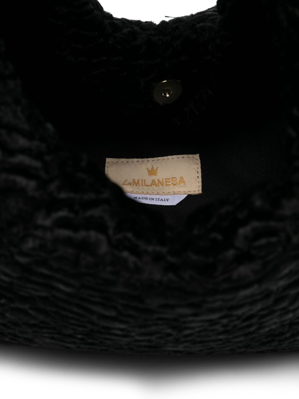 La Milanesa La Milanesa Textured triangular tote bag