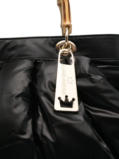 La Milanesa La Milanesa Quilted bamboo-handle tote bag