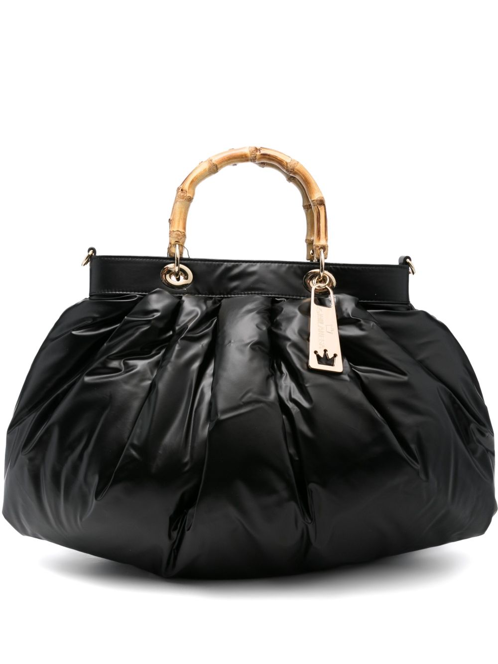 La Milanesa La Milanesa Quilted bamboo-handle tote bag