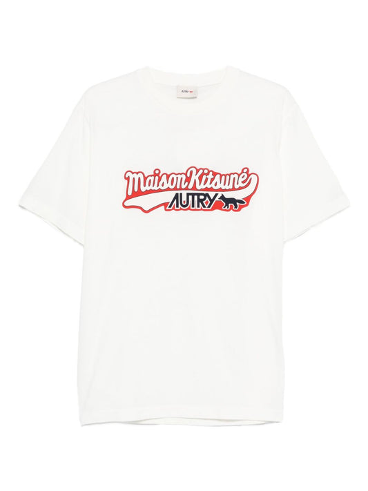 Autry X MAISON KITSUNE AUTRY X MAISON KITSUNE T-shirts and Polos White