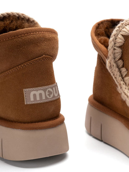 Mou Mou Boots Leather Brown