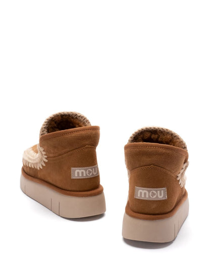 Mou Mou Boots Leather Brown