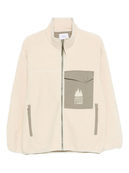 Maison Kitsuné Maison Kitsuné MAISON KITSUNE' Coats Beige