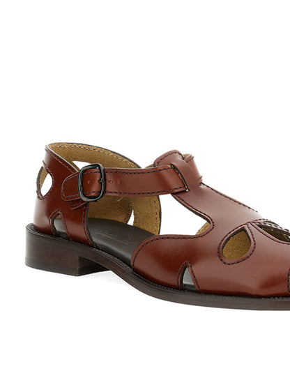 Hereu HEREU Sandals Leather Brown
