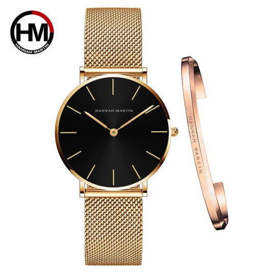 Women's Watch & Bracelet Set – Quartz - PrettyFancyNow