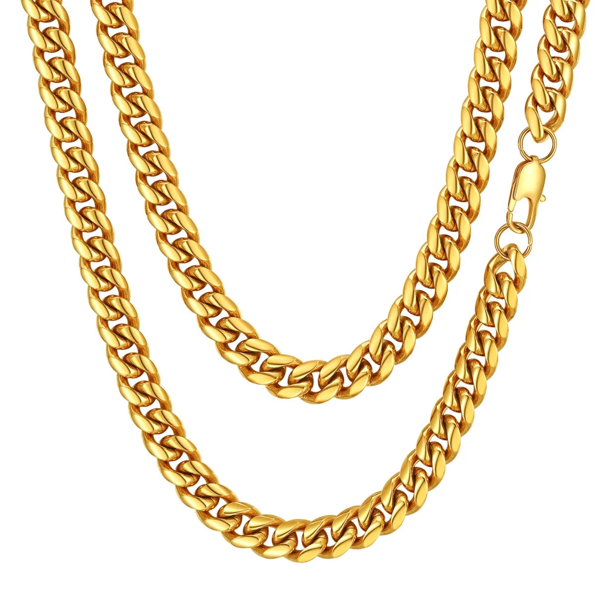 Men's 10mm Cuban Link Chain – Stainless Steel