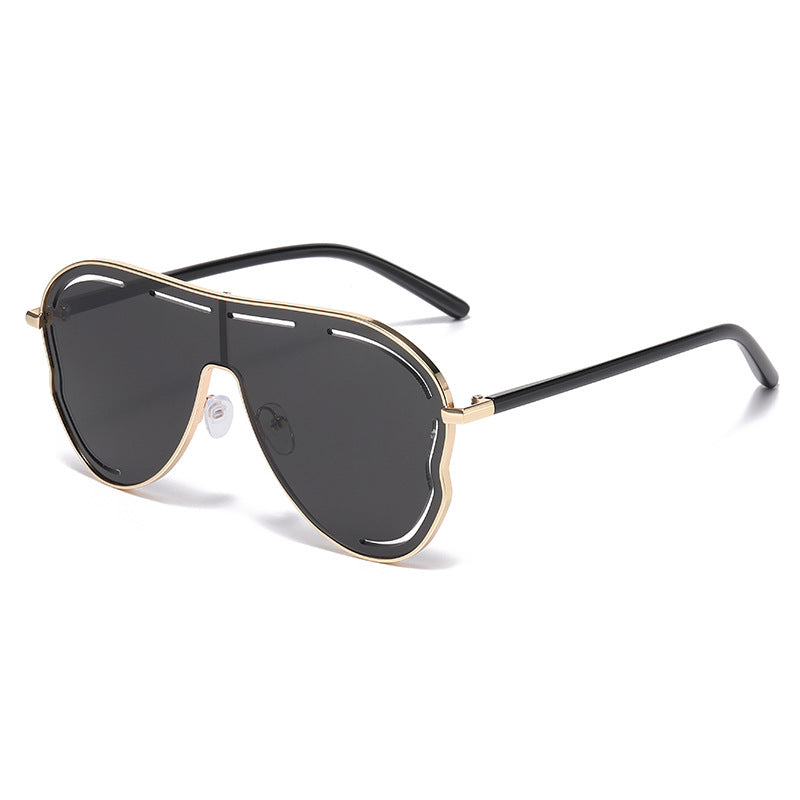 Designer-Style Toad-Shaped Hollow Sunglasses