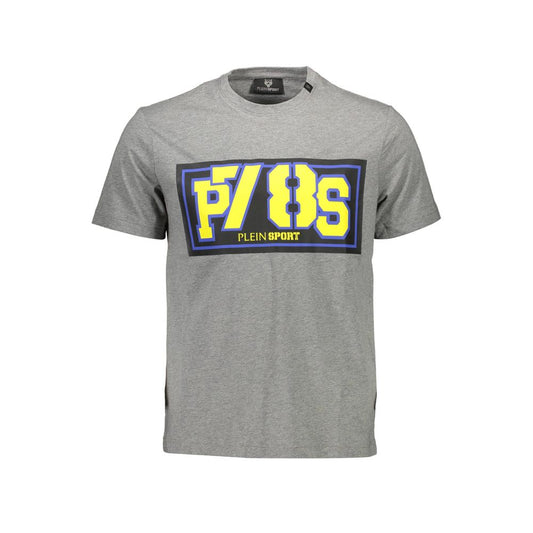 Plein Sport Grigio Cotton Men's T-Shirt