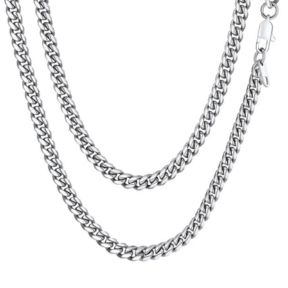 Men's 10mm Cuban Link Chain – Stainless Steel